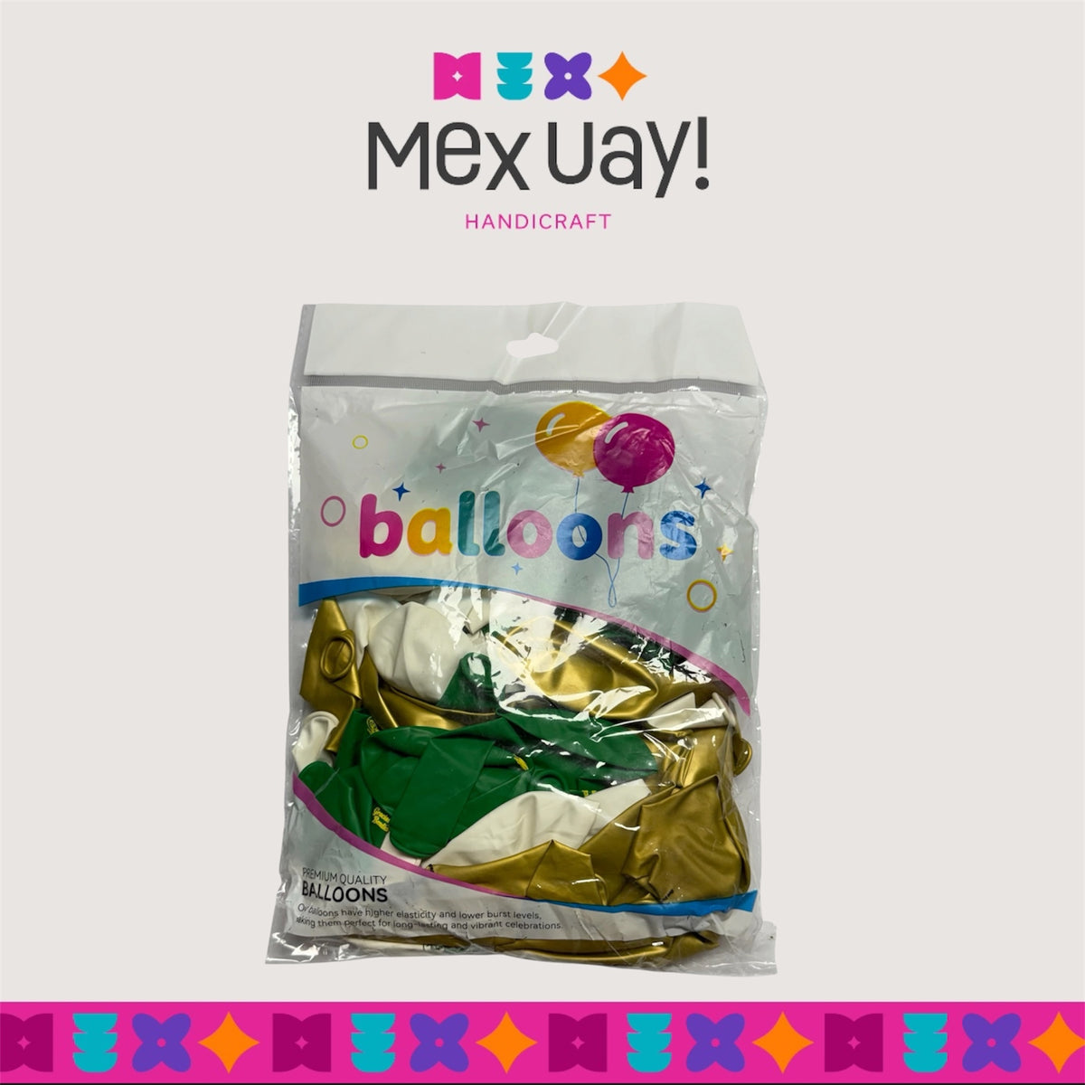 San Judas Tadeo Balloons Set, 60 pcs 12 Inch Green, White and Gold