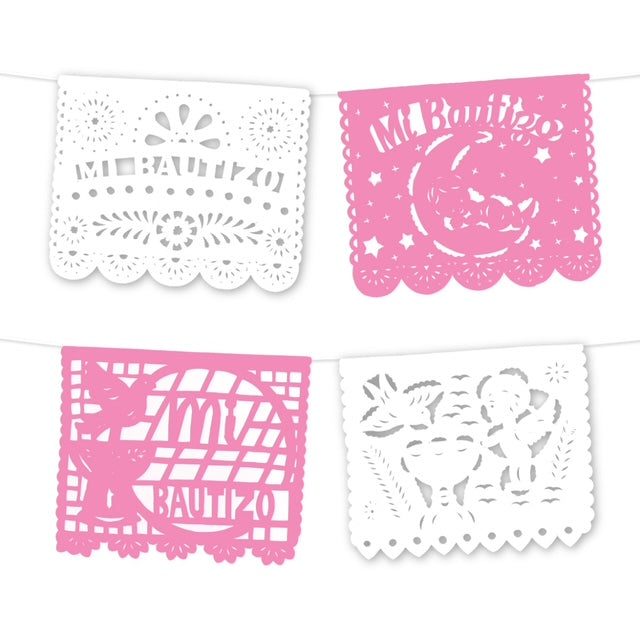Bautizo V2- Pink & White