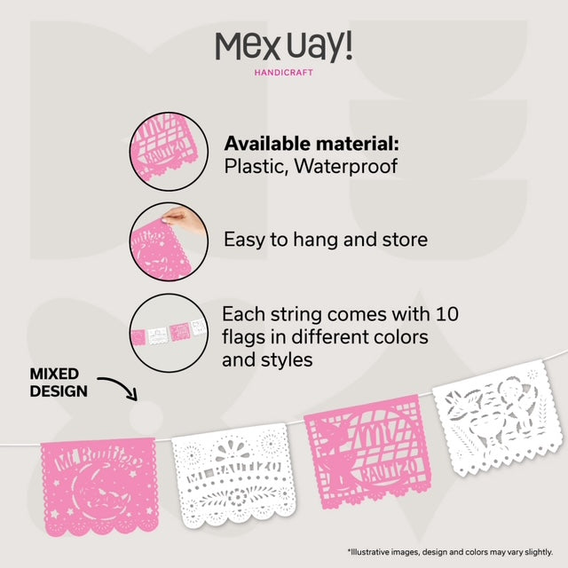 Bautizo V2- Pink & White