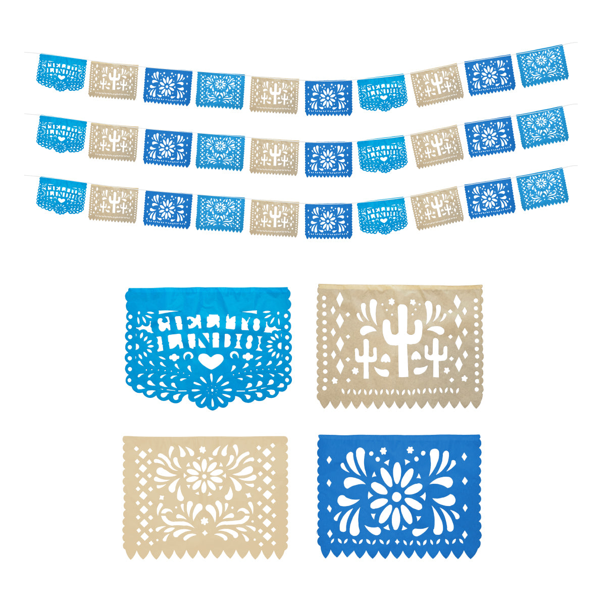 Cielito Lindo - Blue & Beige