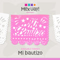 Bautizo V1- Pink & White